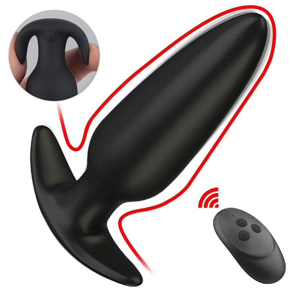 Wireless Remote Control Wearable Anal Trainer Butt Plug Vibrator Sex Toys
