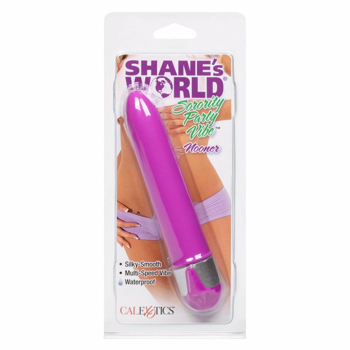 Shane's Sorority Party Vibe Nooner Purple Slim Clit G-spot Anal Vibrator Sex Toy