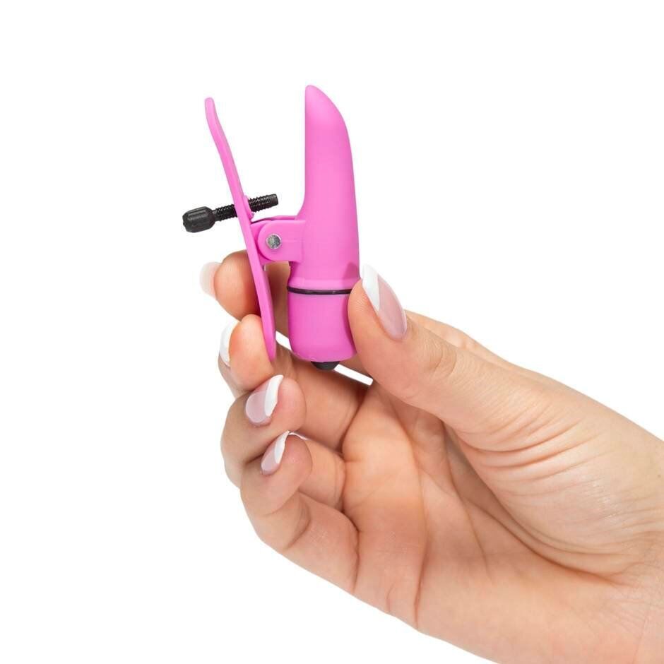 Wireless Cordless Vibrating Nipple Clamps Breast Nipple Play SM Bondage Sex Toy