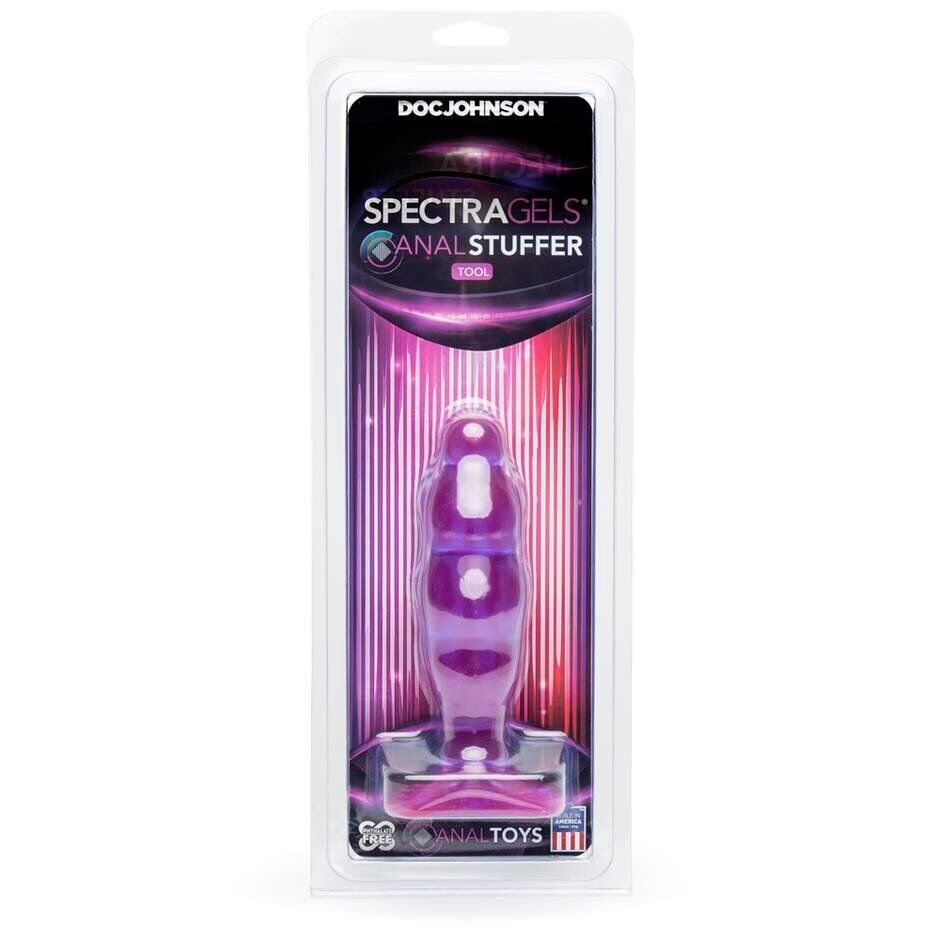 Doc Johnson Jelly Anal Stuffer Butt Plug Beads Anal Beginner Sex Toy Dildo Dong