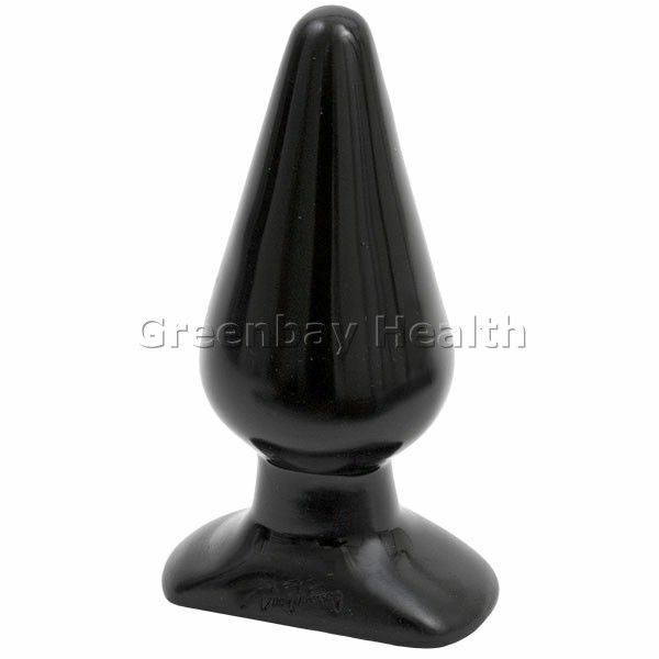 Doc Johnson Black Classic Large Butt Plug Anal Dildo Advanced Sex Toy Trainer