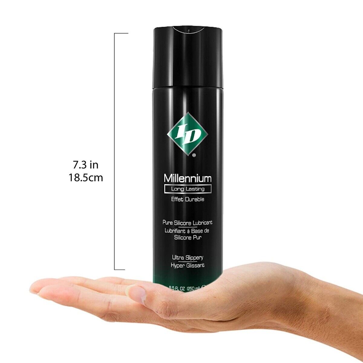 ID Millennium Silicone Based Personal Lubricant Massage Lube Body Glide 8.5 oz