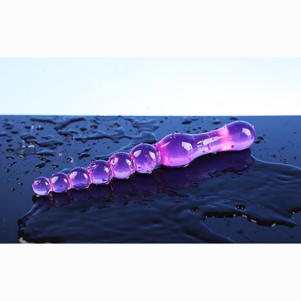 Bendable Flexible Double Ended Anal Dildo Butt Plug Beads Beginner Anal Trainer