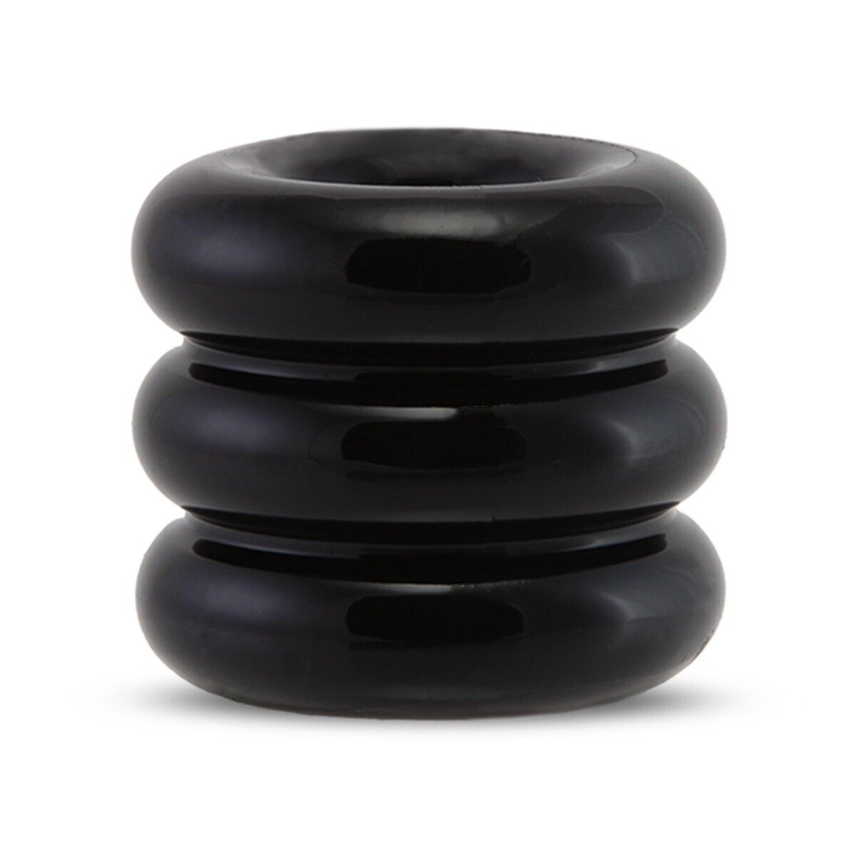 Liquid Silicone Stretchy Thick Penis Cock Ring Cage Sleeve Ball Stretcher