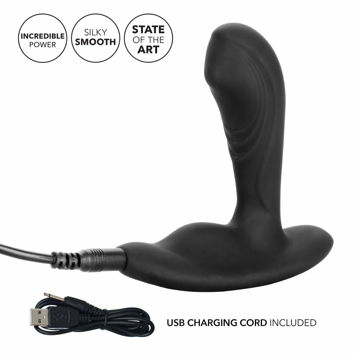 Vibrating Prostate Massager with Rolling Tip Anal Plug Vibrator Stimulator