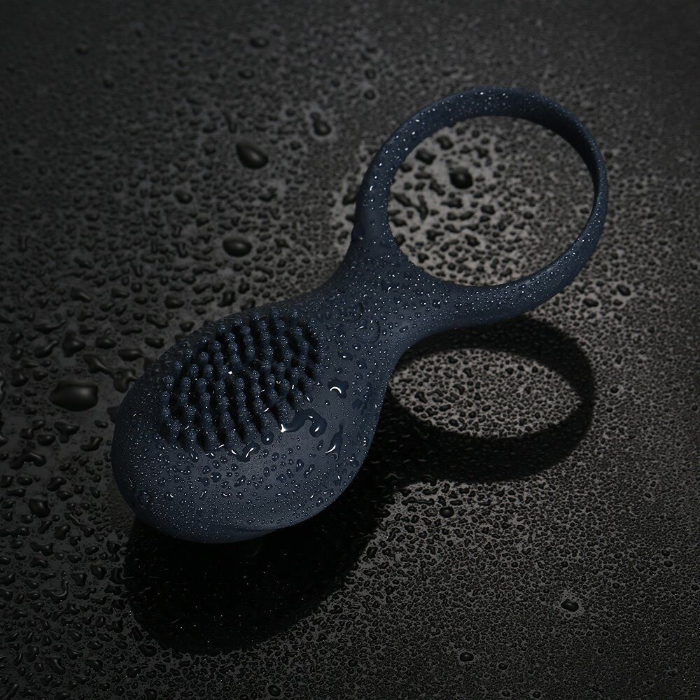 Rechargeable Silicone Clit Stimulator Penis Cock Ring Sex Toys for Men Couples