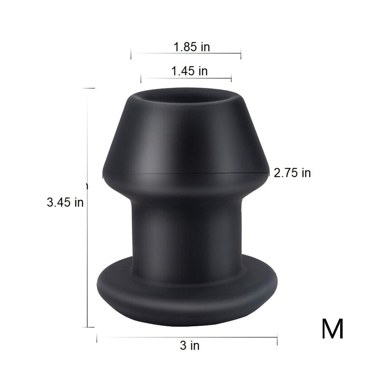 2.75" Silicone Full Access Peeker Hollow Anal Expanding Tunnel Dilator Butt Plug