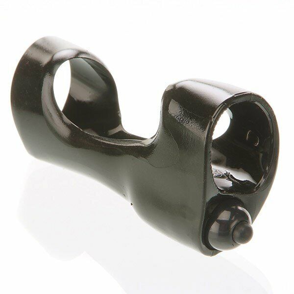 Vibrating Double Cock Ring Penis Enhancer Girth Width Enlarger Extension Sleeve