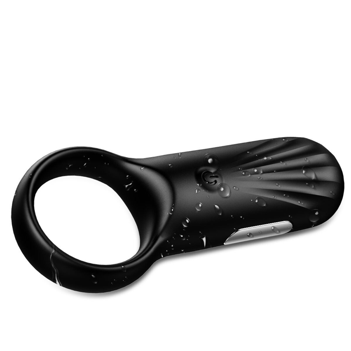 Rechargeable Vibrating Penis Cock Ring Prolong Delay Sex Toys for Men Couples