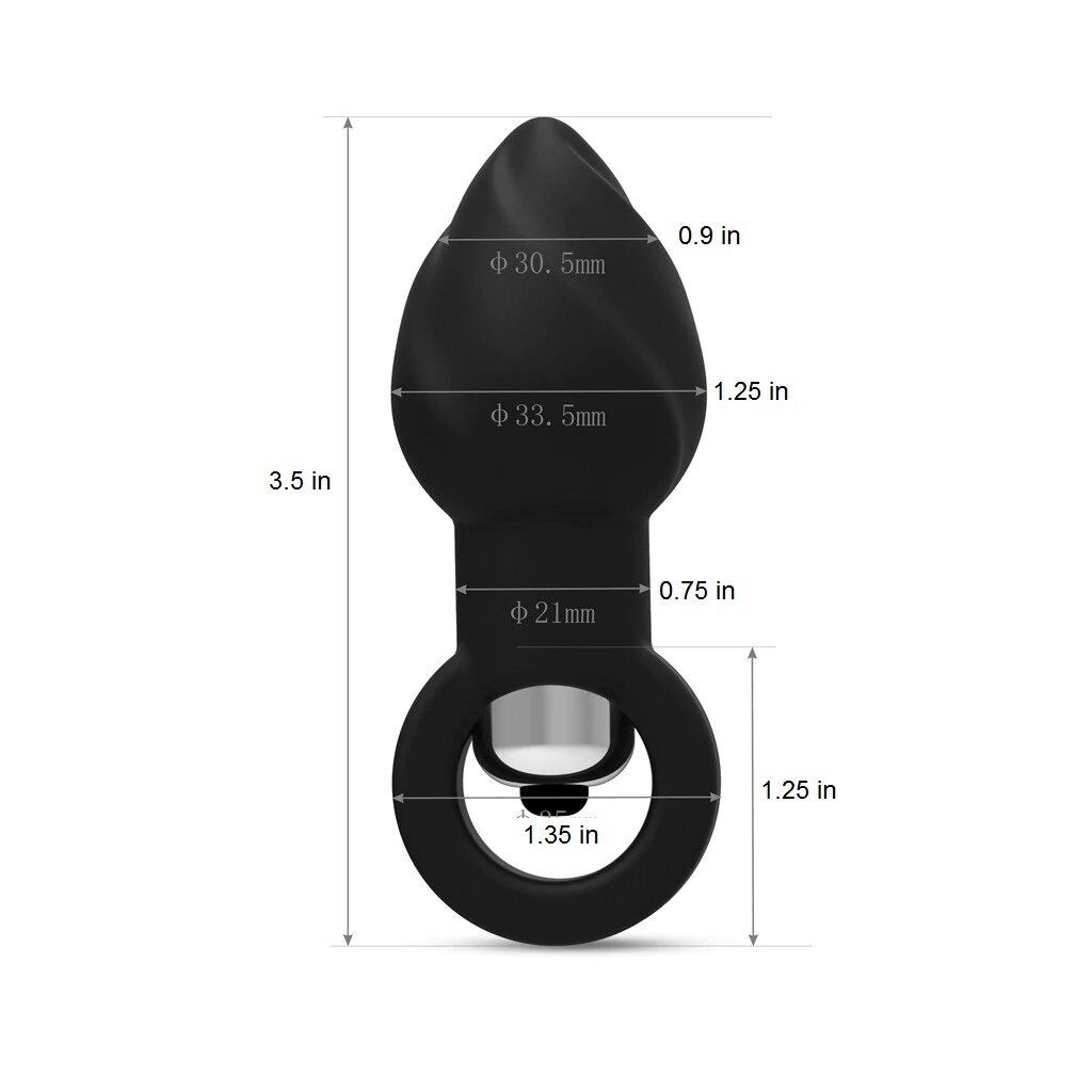 Silicone Vibrating Anal Butt Plug Vibrator Anal Sex Toys for Women Men Couples