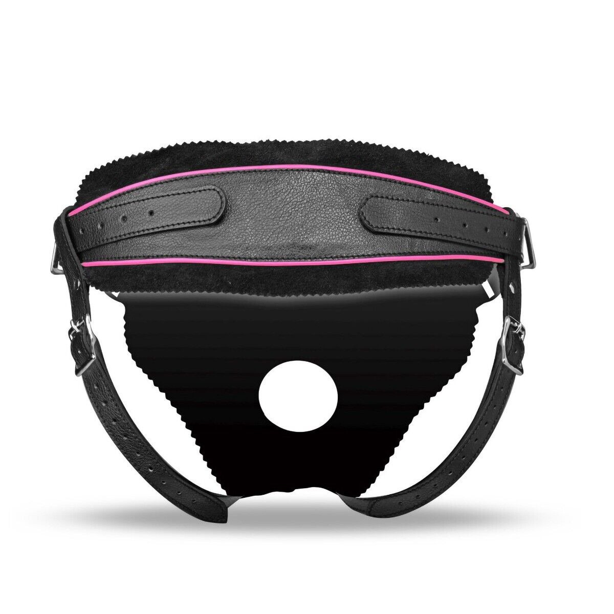 Leather Flamingo Low Rise Strap-On Harness for Dildo Dong Sex-toys for Women