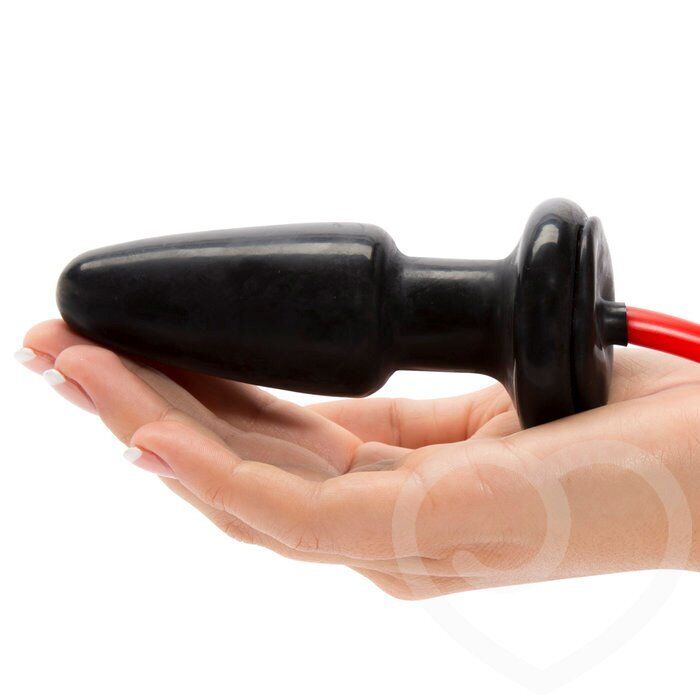Colt Expandable Inflatable Anal Butt Plug Balloon Pump Dildo Dong w/ Valve