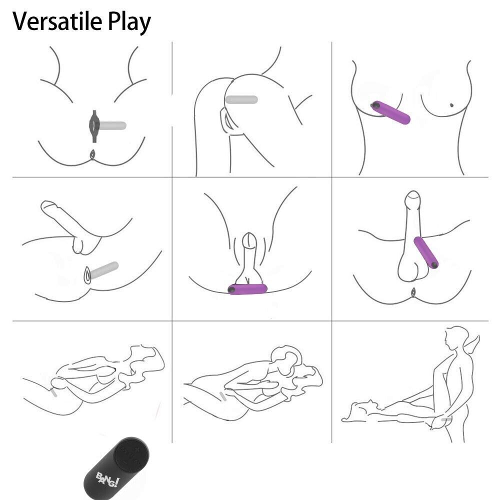 Wireless Remote Control Bullet Clit Nipple Vibrator Sex-toys for Women Couples
