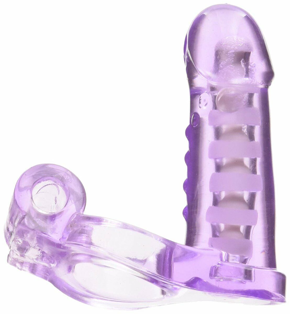 Vaginal Anal Double Penetrator Penetration DP Sex Toy Vibrating Penis Cock Ring