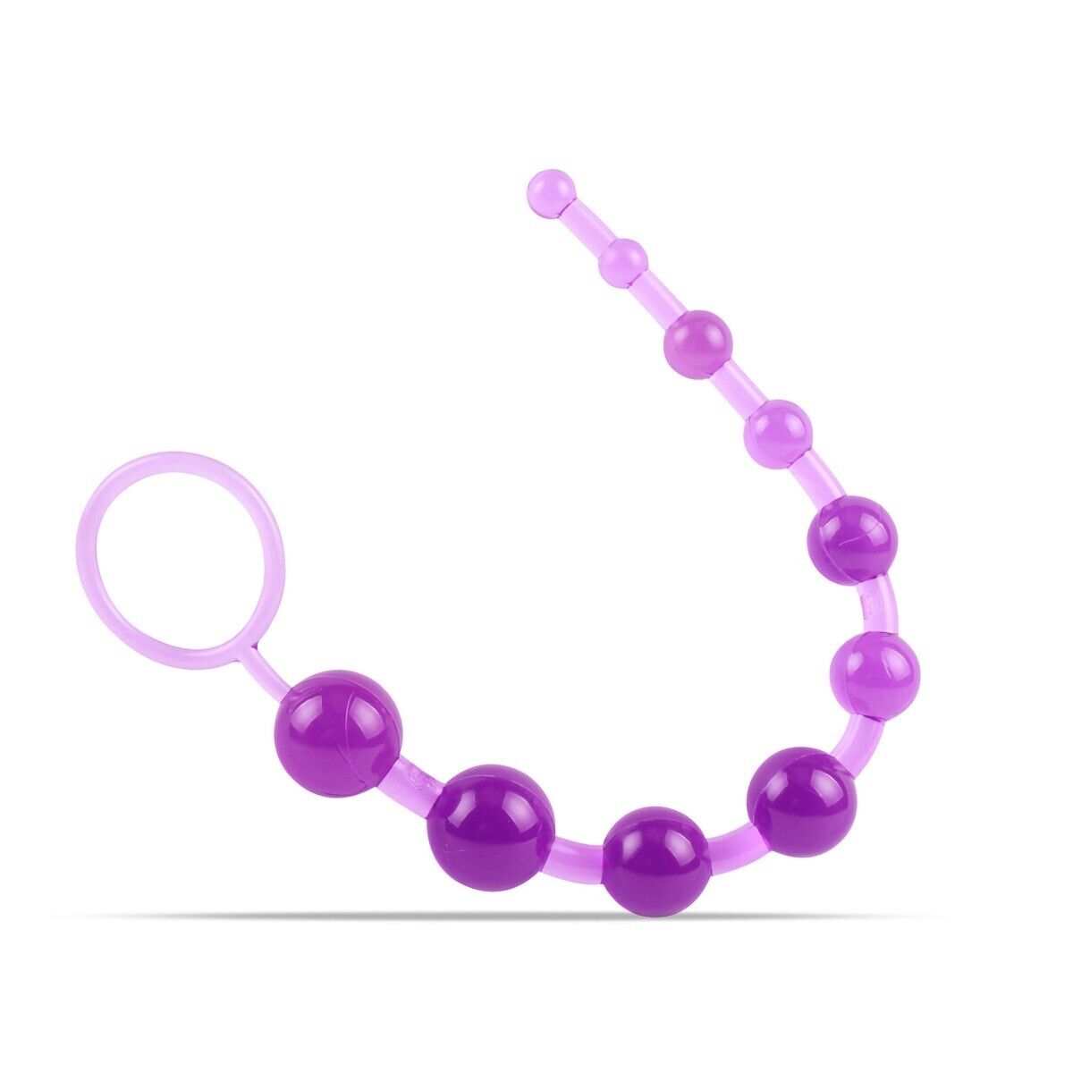 Purple Jelly Beginner Anal Beads Butt Plug Anal Play Training Sex Toys