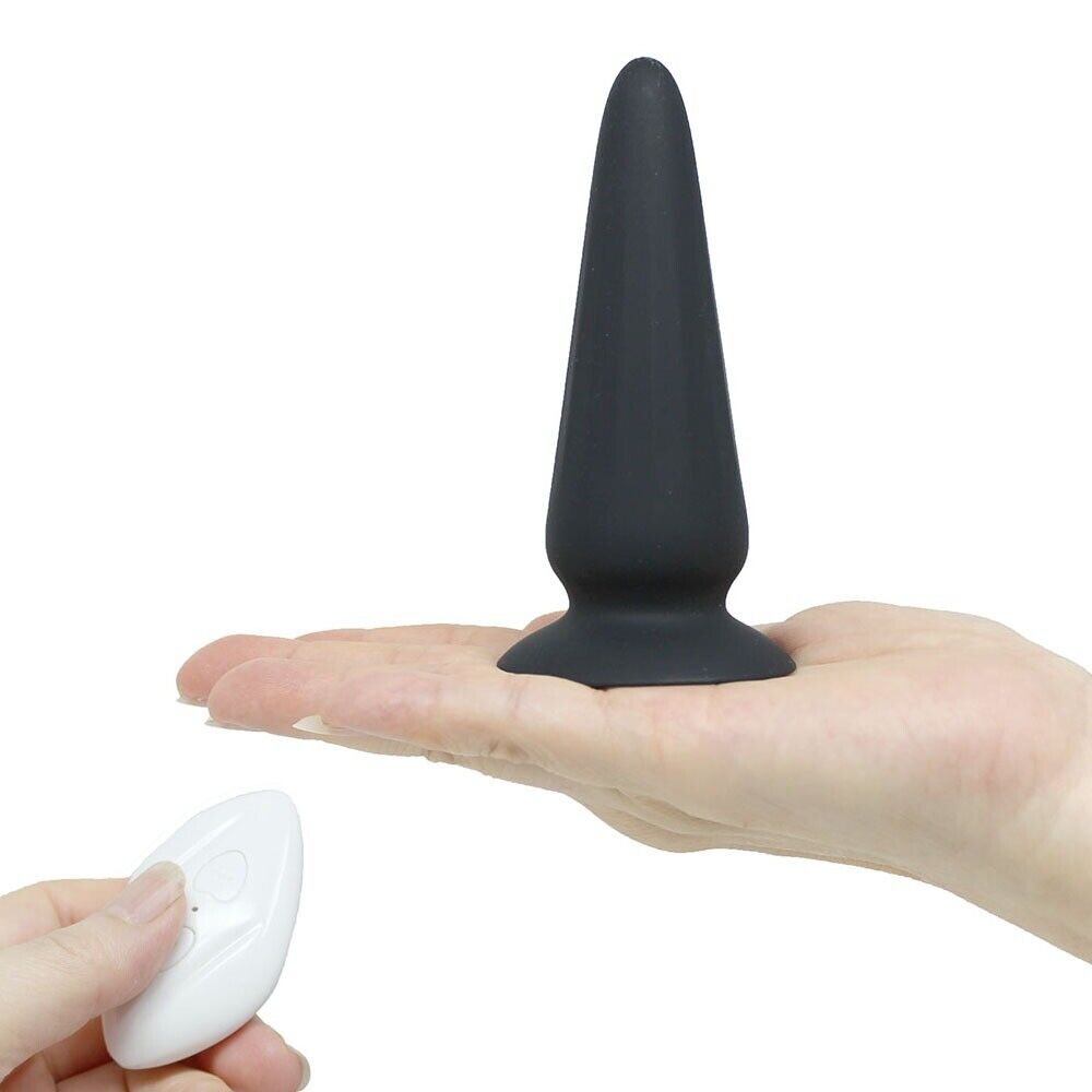Wireless Remote Control Vibrating Anal Butt Plug Vibrator Anal Trainer Sex Toys