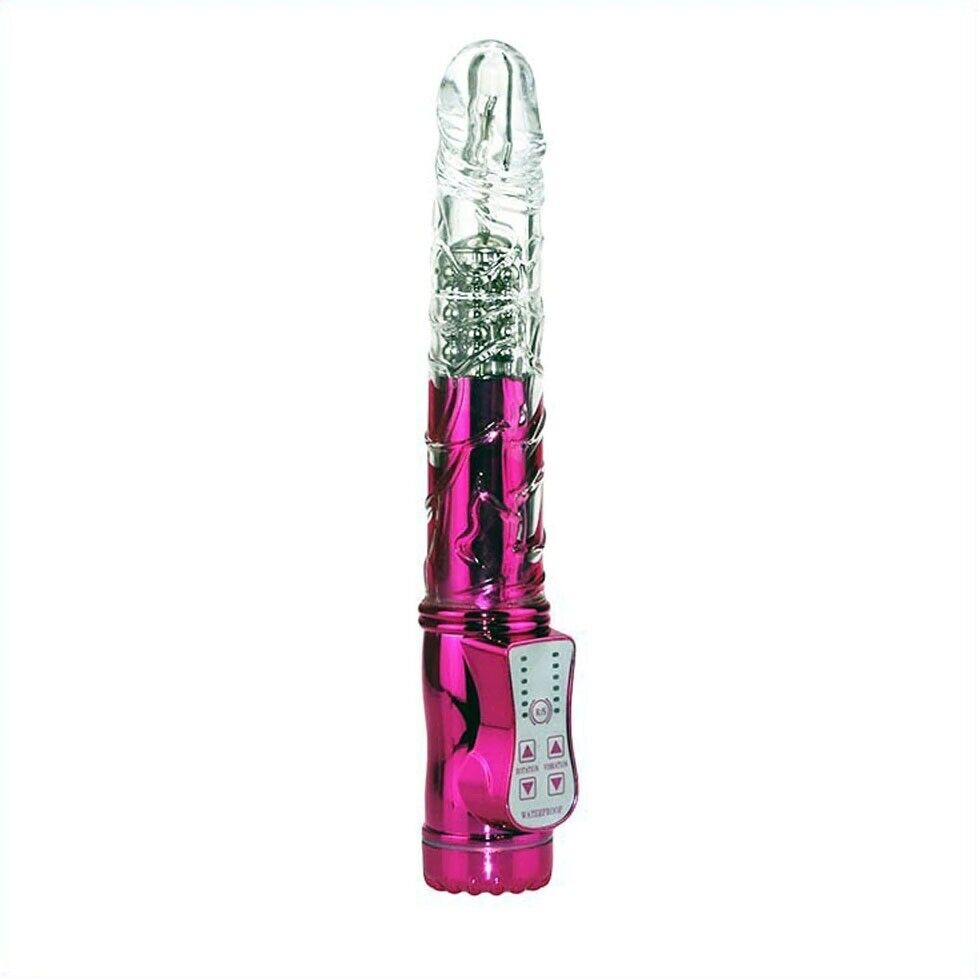 Clit G-spot Rotating Beads Vibrator Dildo Anal Rimming Sex Toy for Couples