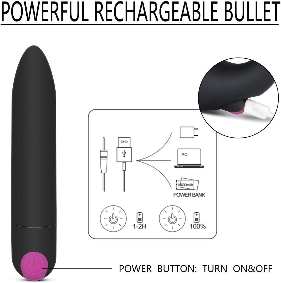 Vibrating Double-Ended Strapless Strap-On Dildo Pegging Anal Vibe Lesbian Sextoy