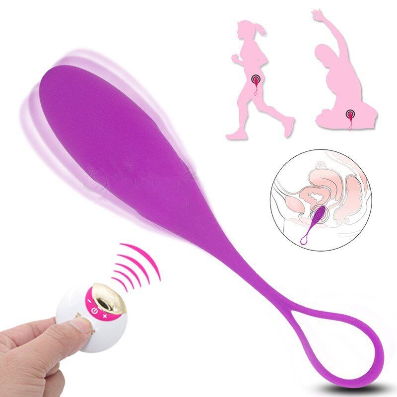 Wireless Silicone Remote Control Vibrator Egg Vaginal Kegel Exercise Ball