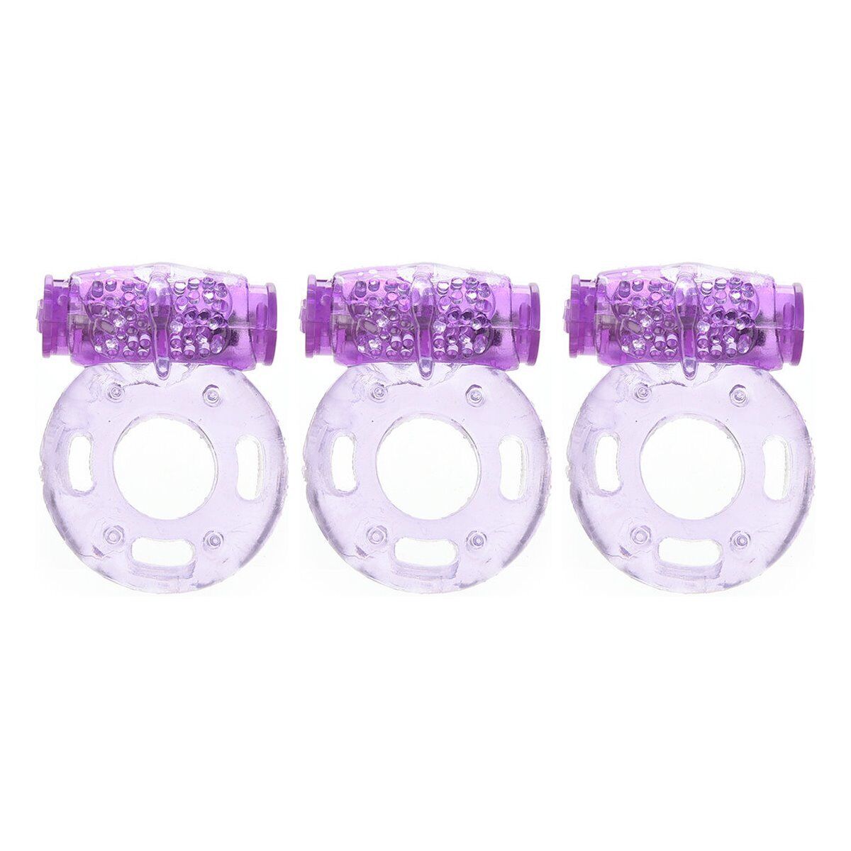 3 Vibrating Penis Cock Ring Male Penis Erection Enhancer Sex-toys for Couples