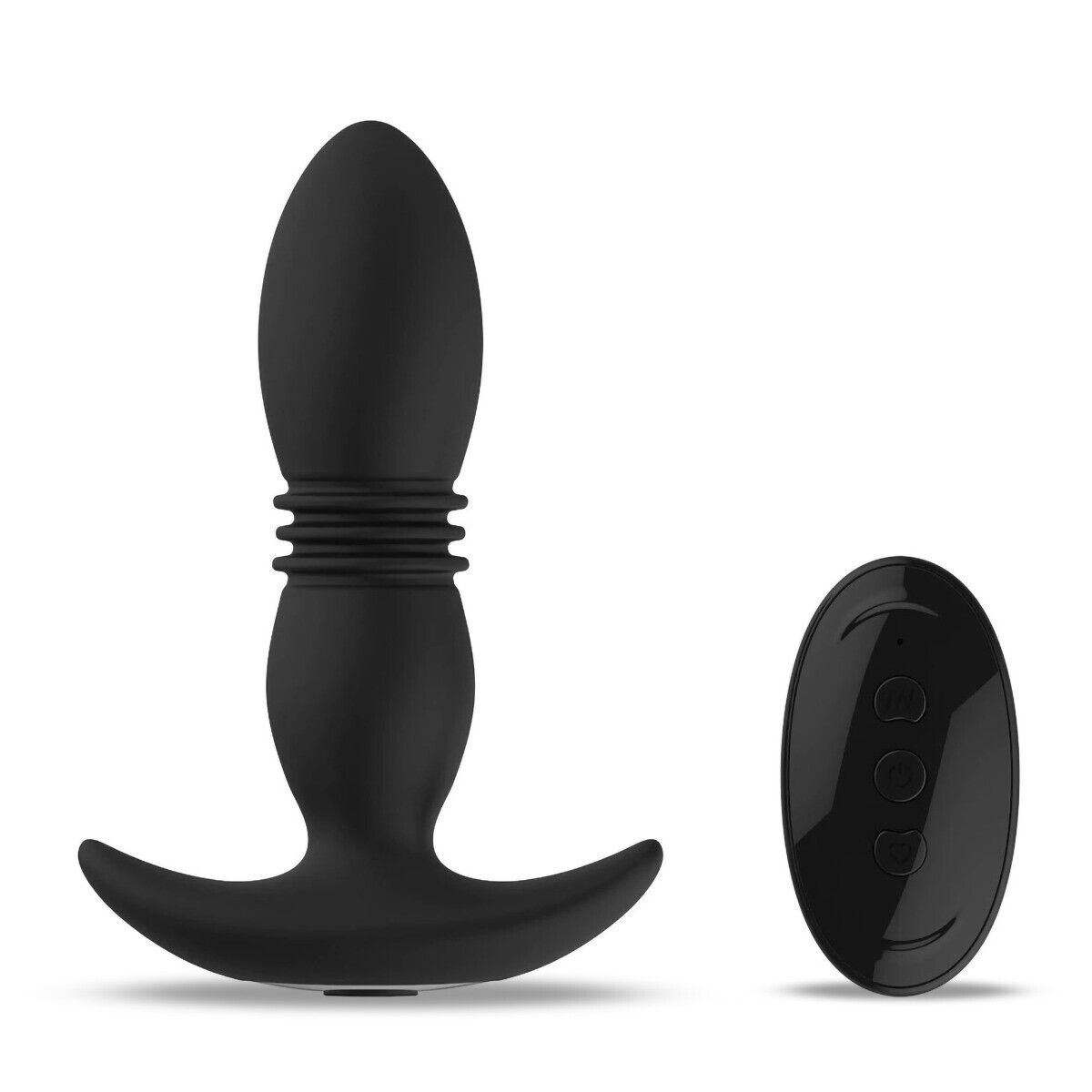Rechargeable Wireless Remote Control Anal Vibe Butt Plug UP & DOWN Movement