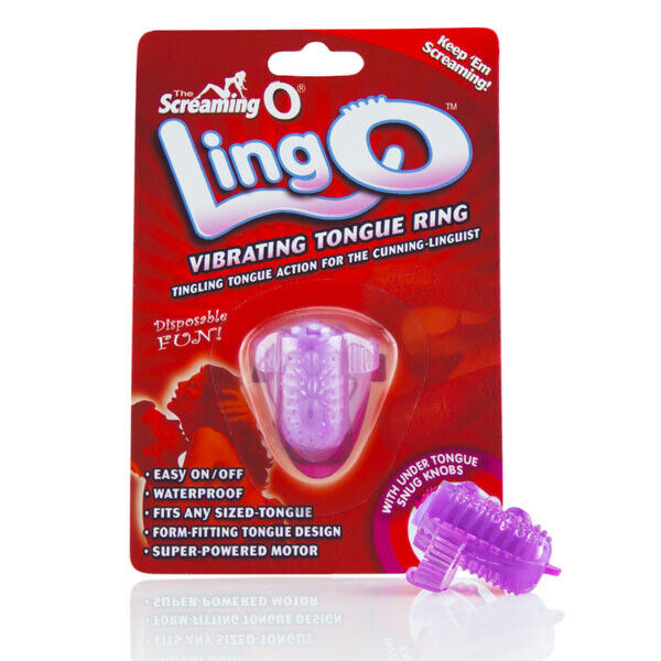 Disposable Screaming O Ling O Vibrating Tongue Ring Oral Sex Vibe Vibrator