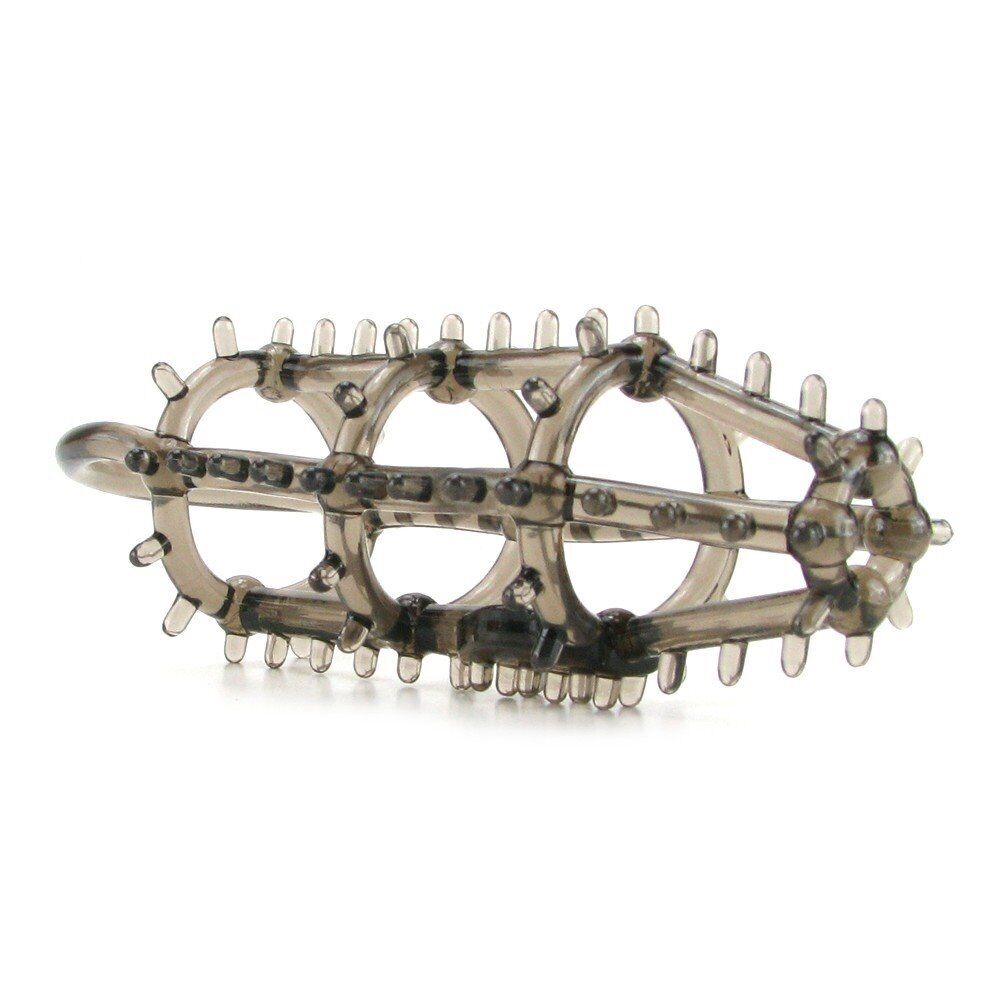 Ultimate Cock Cage Climax Penis Sleeve Extension Girth Enhancer French Tickler