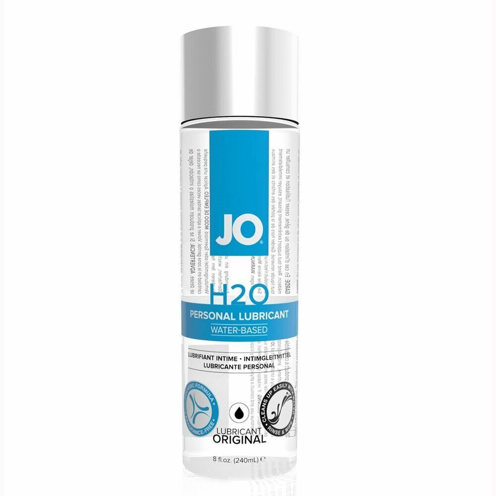 System JO H2O Water Based Personal Lubricant Massage Lube Body Glide 8 oz