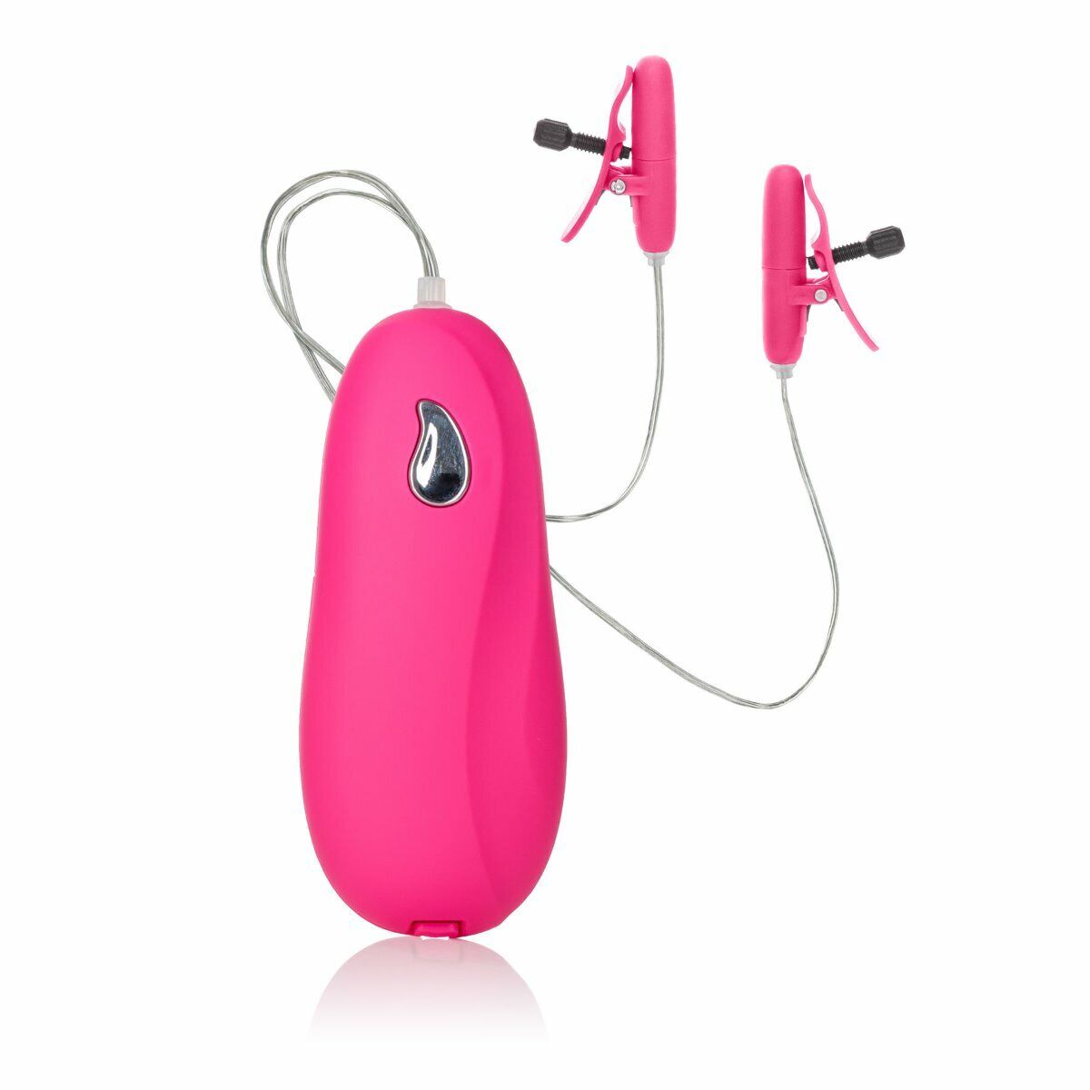 Vibrating Heated Nipple Clamps Vibe Vibrator SM Beginner Bondage Gear Sex Toy