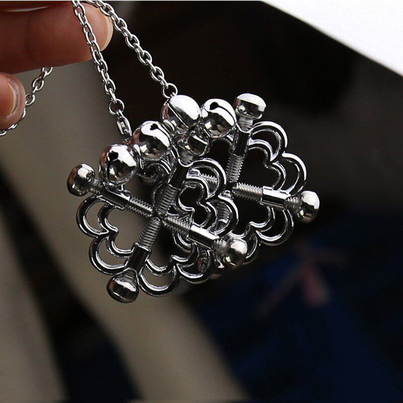 Stainless Steel Breast Nipple Clamps Clips Chain BDSM Bondage Sex Toys