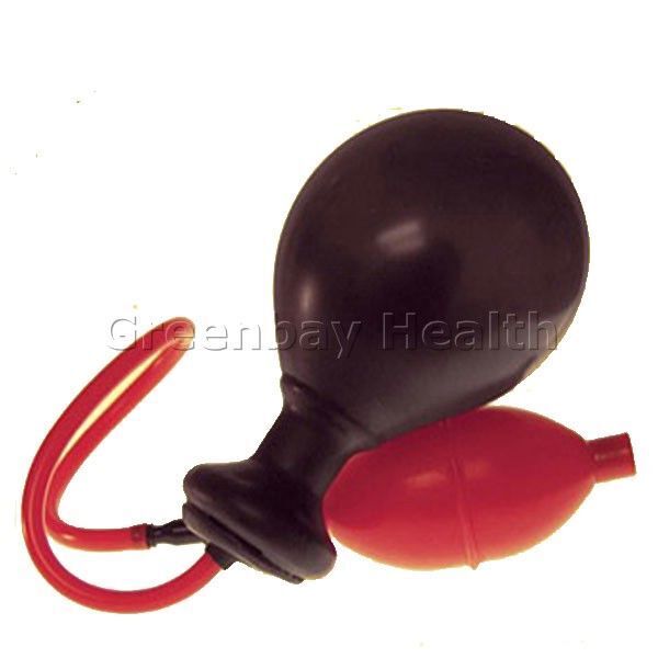 Colt Expandable Inflatable Anal Butt Plug Balloon Pump Dildo Dong w/ Valve