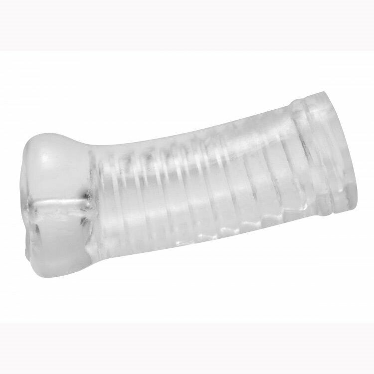 Mini Ribbed Pocket Pussy Stroker Sleeve Male Masturbators Sex Toys for Men