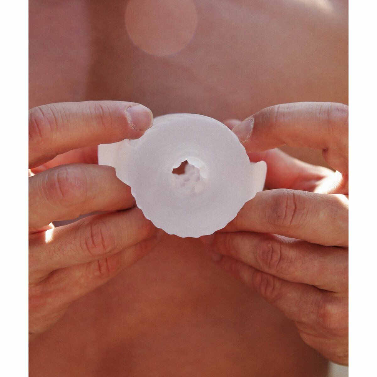 Perfect Fit Male Masturbator Cock Stroker Masturbation Sleeve with Grip