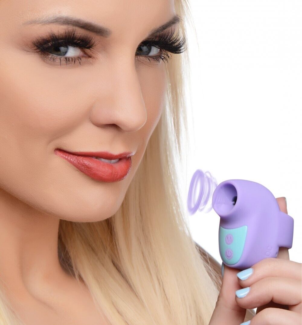Inmi Shegasm Mini 12x Clit Stimulator Sucking Vibrator Finger Massager Sex Toys