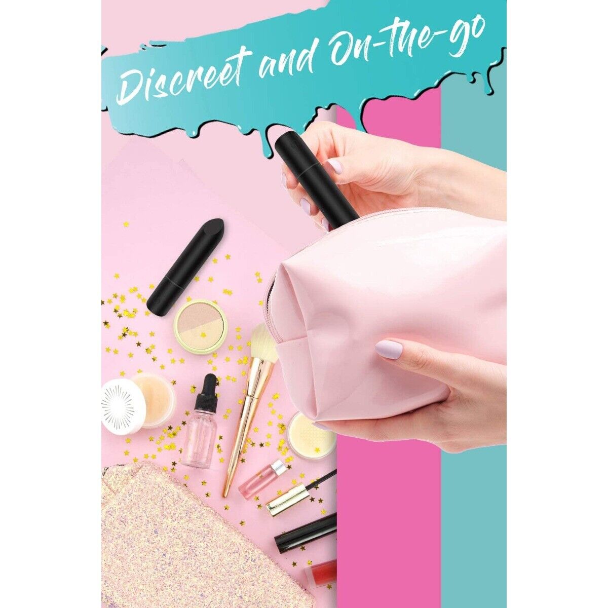 10 Multi-speed Rechargeable Lipstick Vibrating Bullet Vibrator Sex Toys