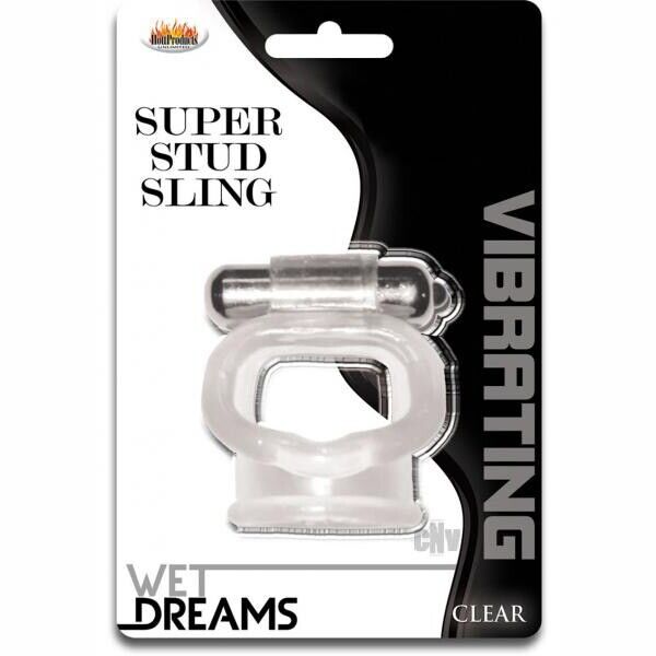 Super Stud Vibrating Cock Sling Penis Balls Support Enhancer Prolong Sex Toys