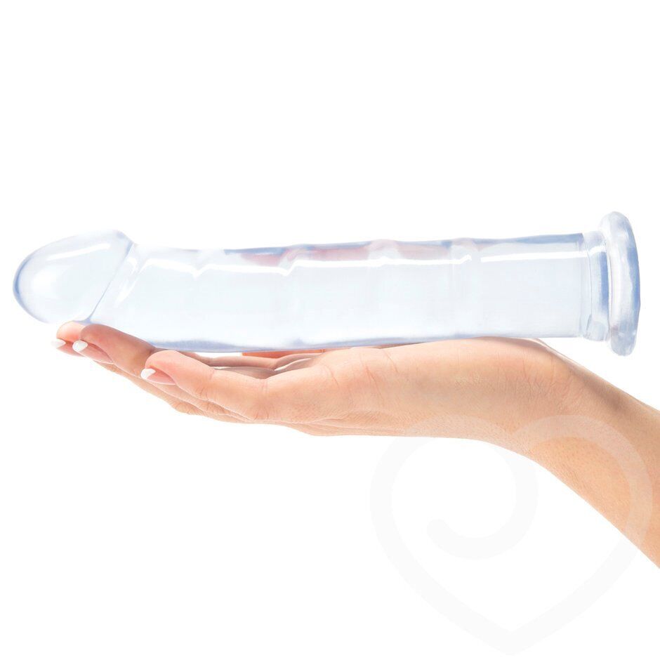 Jelly Jewels 8" Realistic Anal G-spot Dildo Butt Plug with Suction Cup