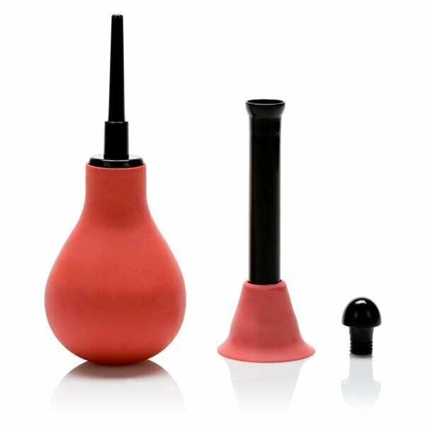 Vulcanite Anal Douche Enema Vaginal Cleansing System with Attachment