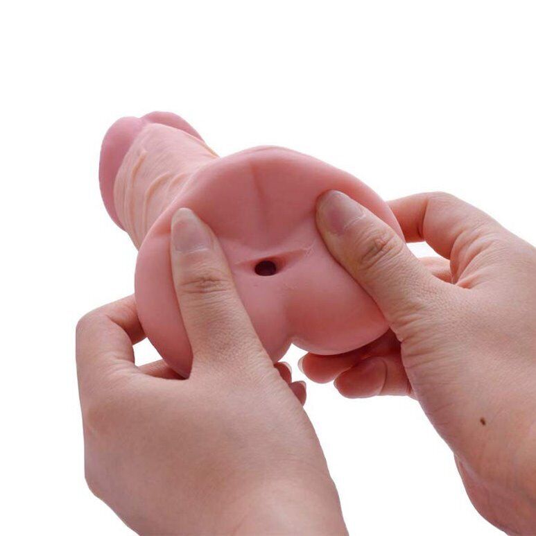 Realistic Male Penis Extension Cock Stroker Sleeve Masturbator Anal Sex Toy for