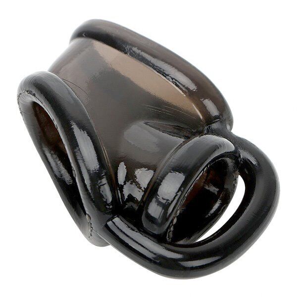 Stretchy Male Penis Erection Enhancer Cock Ring Sleeve Ball Divider Splitter