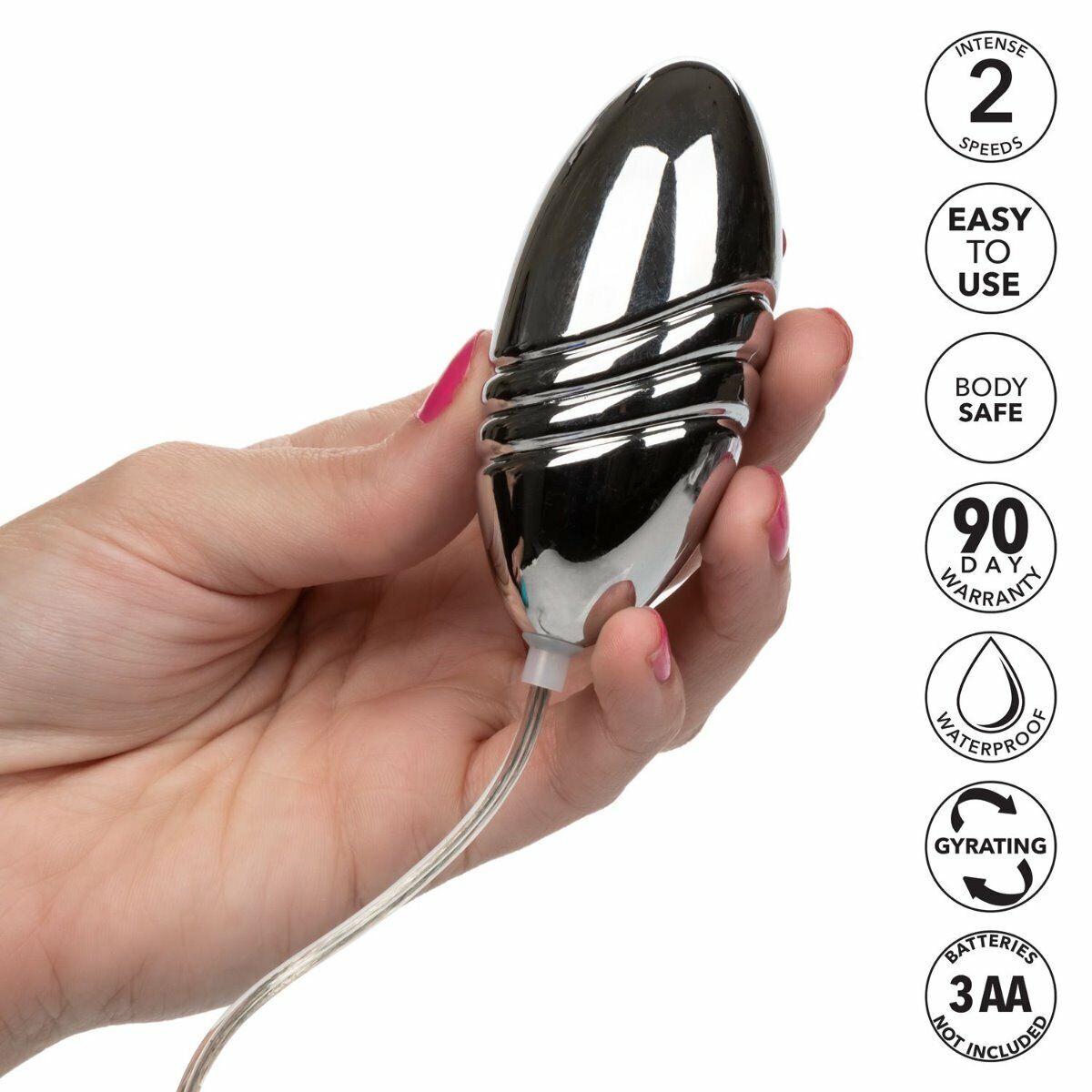 Waterproof Gyrating Vibrating Bullet Egg Vibrator Sex-toys for Women Couples