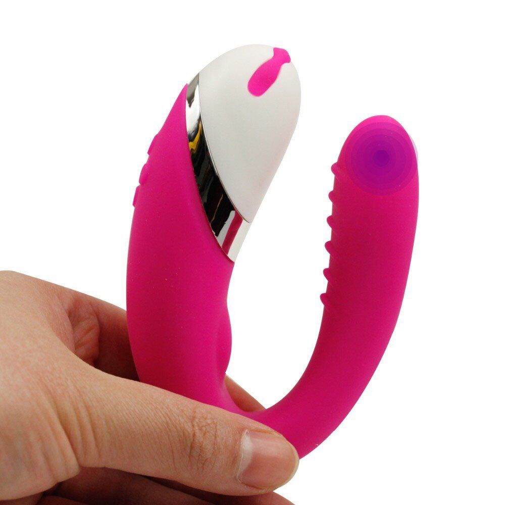 Rechargeable Wearable Couple Lover Clit G-spot Vibrator Vibe Dildo Sex Toys