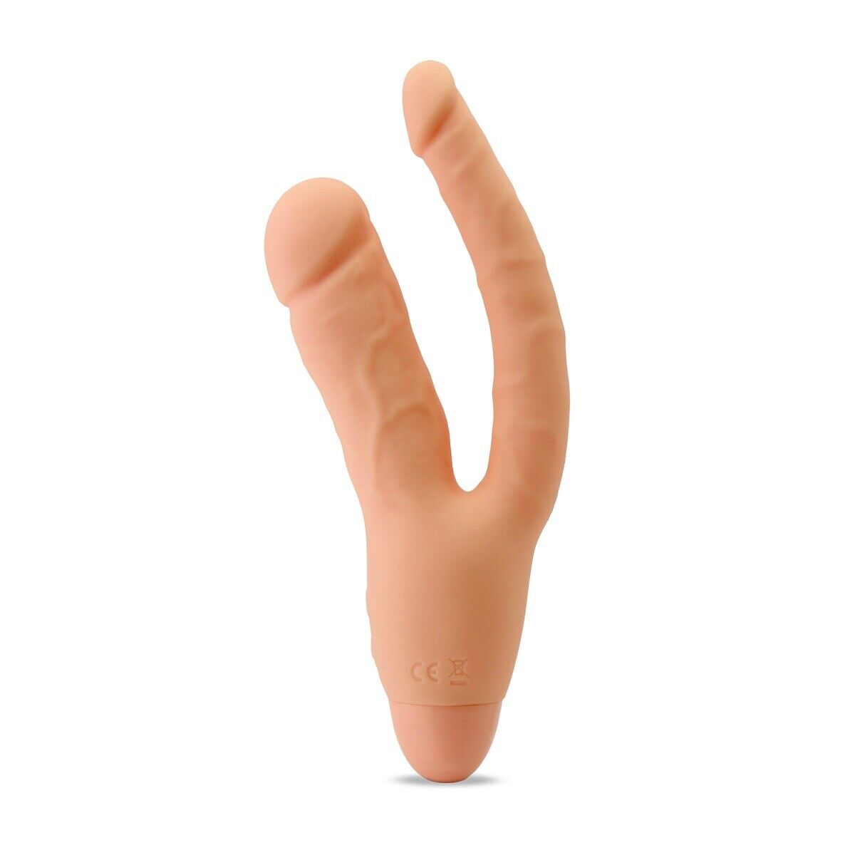 Vaginal Anal G-spot Dual Double Penetration Vibrator Dildo Dong DP Sex Toys