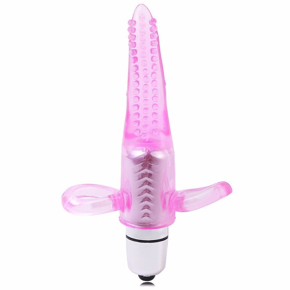 Vibrating Tongue Finger Massager Vibe Vibrator Orgasm Sex-toys for Women