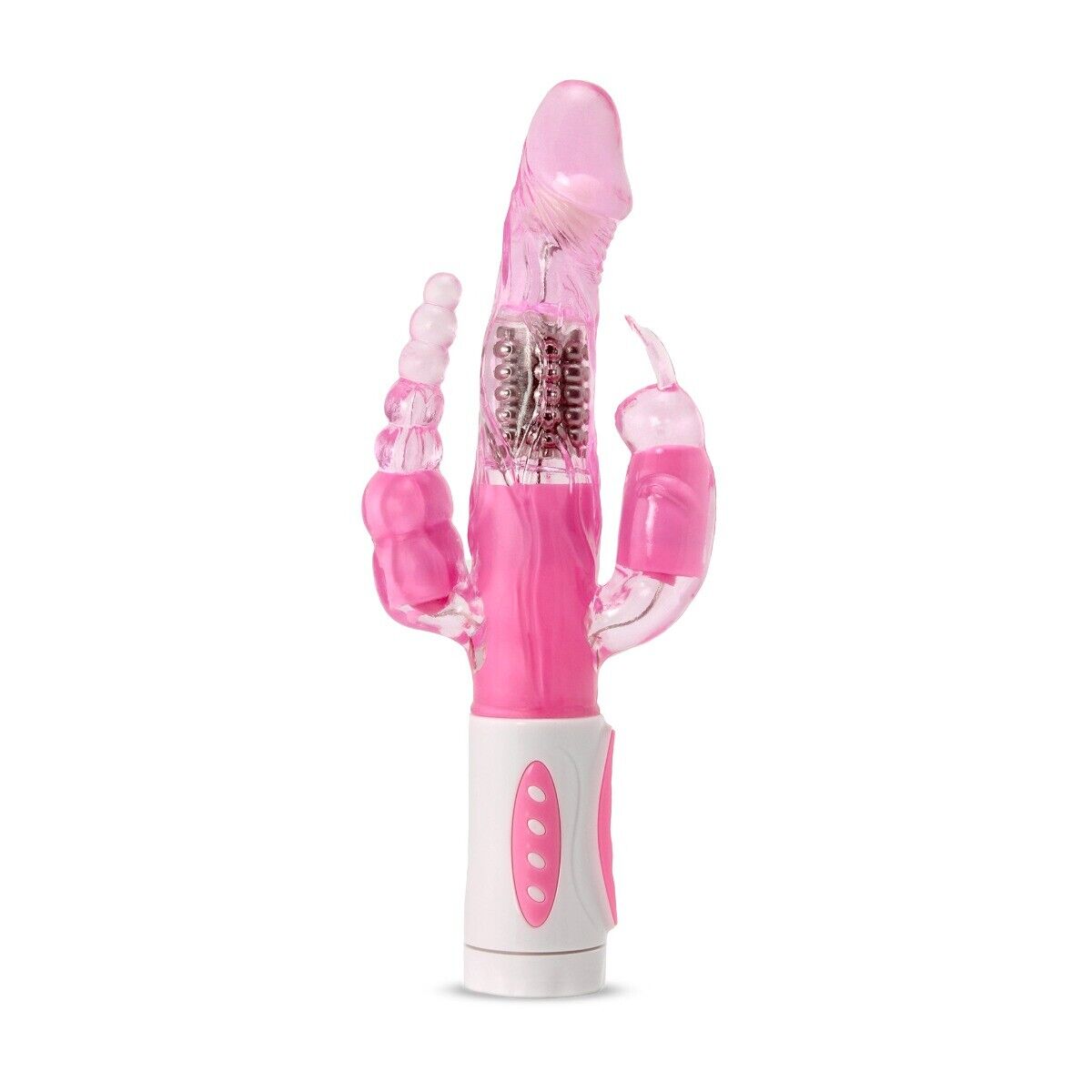 Clitoral Anal G-spot Triple Rabbit Vibrator Vibe Dildo Sex-toys for Women Couple