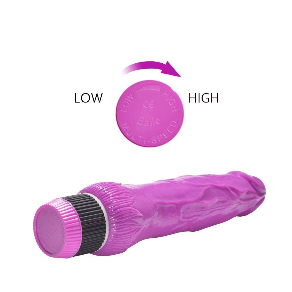 Bendable Realistic G Spot Anal Clit Vibrator Vibrating Dildo Sex Toy for Women