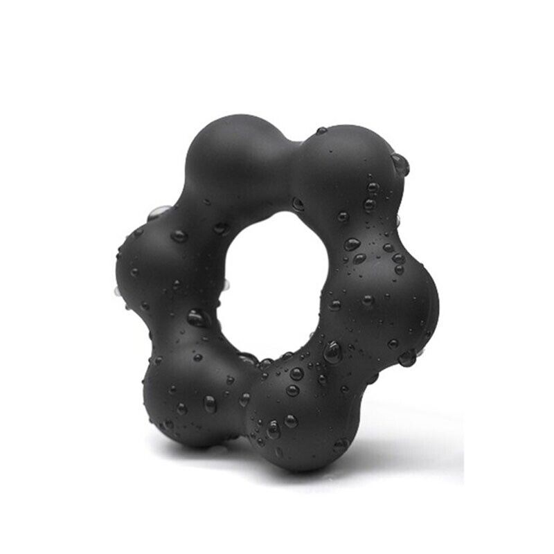 2 Stretchy Silicone Male Penis Enhancer Prolong Delay Sex Cock Ring for Men