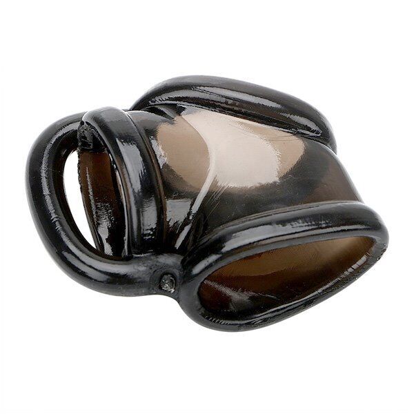 Stretchy Male Penis Erection Enhancer Cock Ring Sleeve Ball Divider Splitter