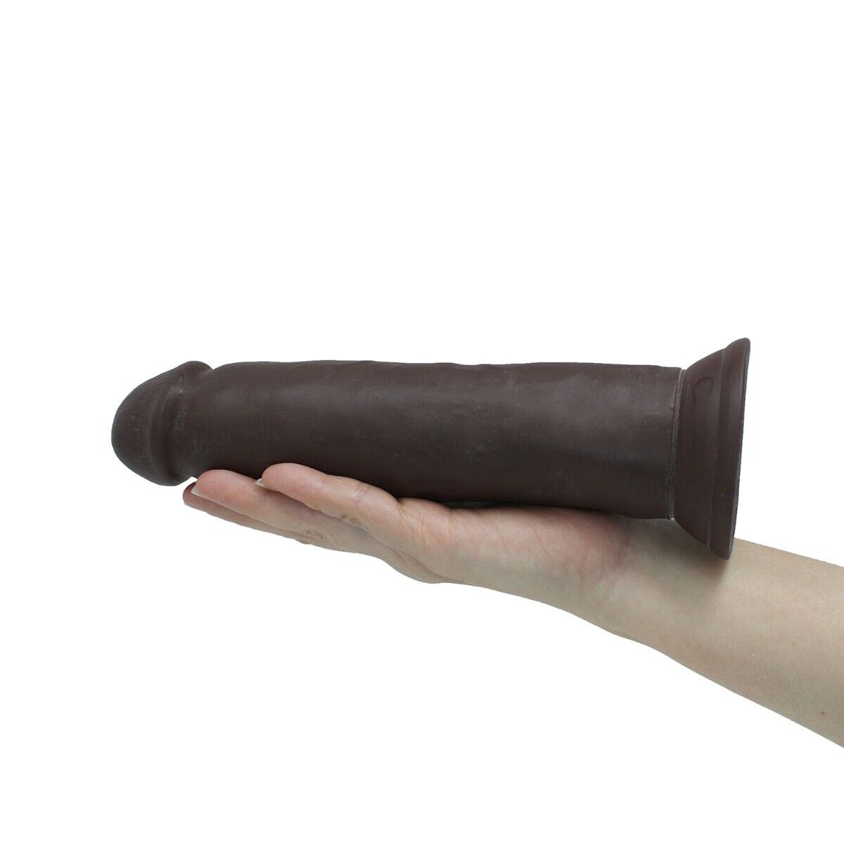 9.5" Extra Large Black Realisic G Spot Anal Dildo Dong Hands Free Suction Cup