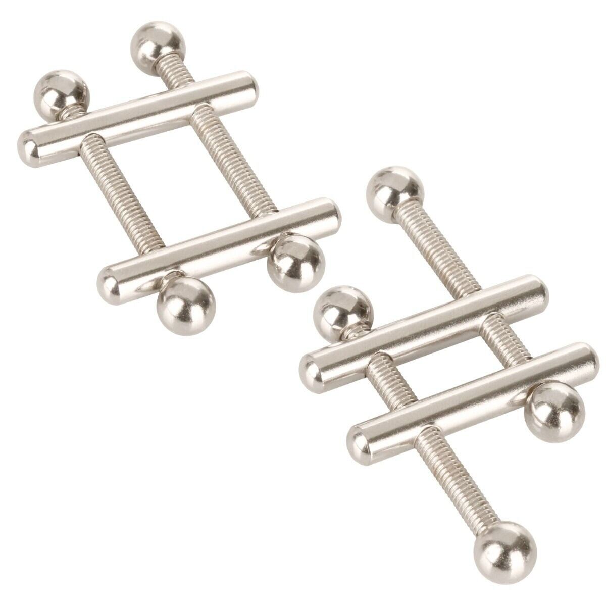 Metal Nipple Grips Crossbar Clamps Nipple Vices BDSM Bondage Sex Toys
